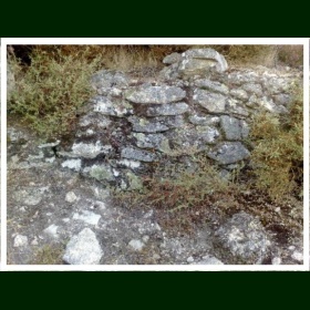 Resto de muralla no castro de San Vicenzo (Avión)